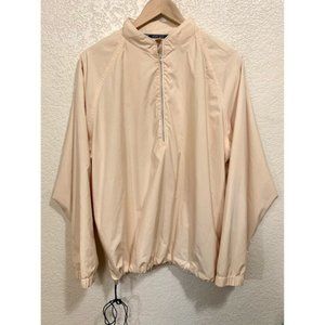 Sun Ice Vintage 90s Half Zip Yellow Windbreaker Jacket